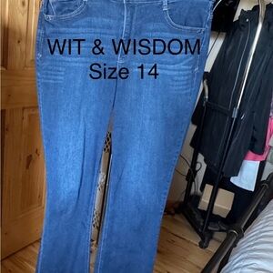 Wit & Wisdom flare Leg Blue Jeans WIT & WISDOM JEANS